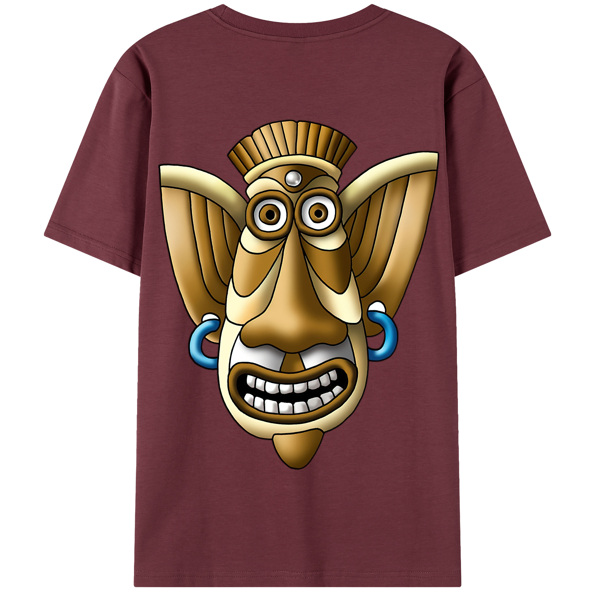 （画像用） ドラゴンクエスト Doragon Kuesuto Dragon Quest 綿100％半袖Tシャツ（背面プリント）